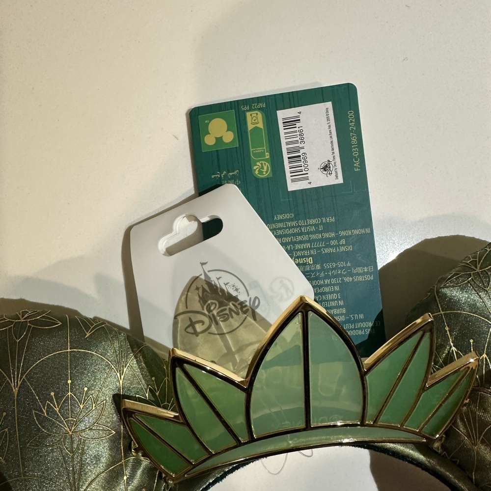 Tiana's new release ears with tags!